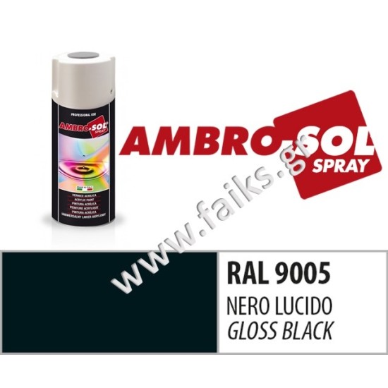 ΣΠΡΕΙ ΓΕΝ.ΧΡΗΣΗΣ 400ML ΜΑΥΡΟ GLOSS (RAL 9005)